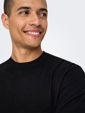 Only & Sons Pullover 'ONSLoui' in Schwarz