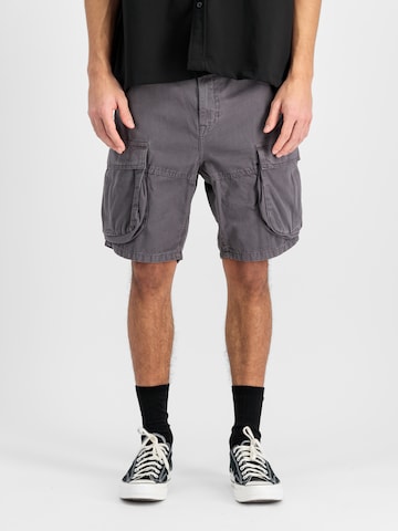 Loosefit Pantaloni di ALPHA INDUSTRIES in grigio: frontale