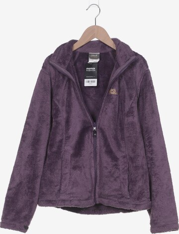 JACK WOLFSKIN Sweatshirt & Zip-Up Hoodie in XXL in Purple: front