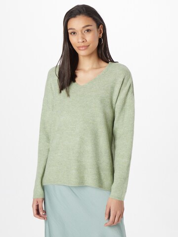 VERO MODA Pullover 'Lefile' in Grün: Vorderseite