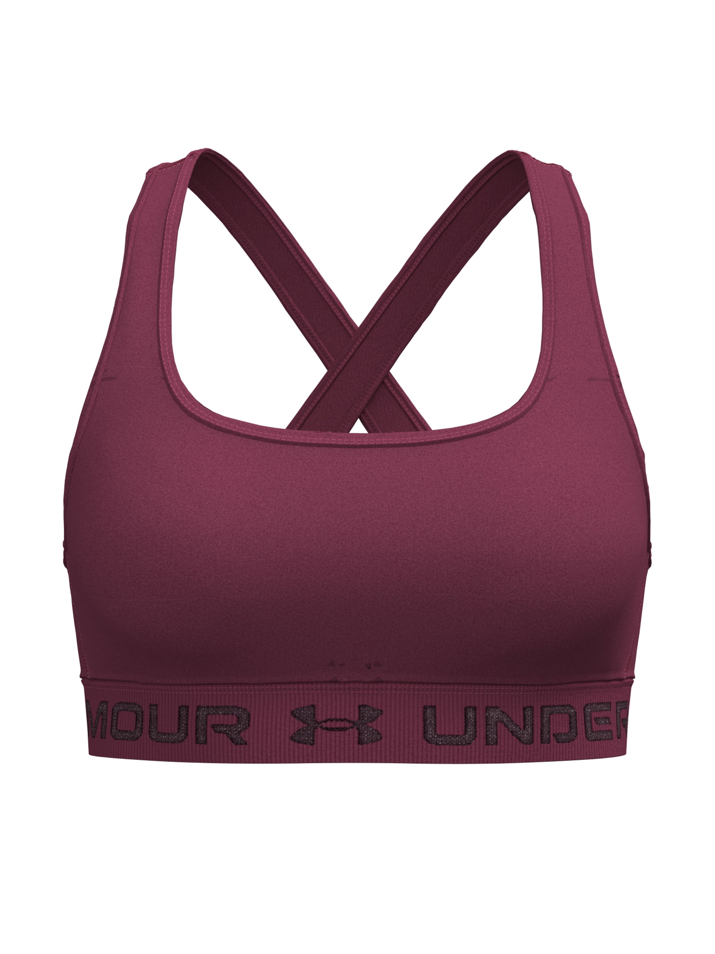 UNDER ARMOUR Sports Bra in Red: front