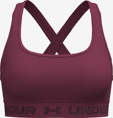 UNDER ARMOUR Sports Bra in Red: front