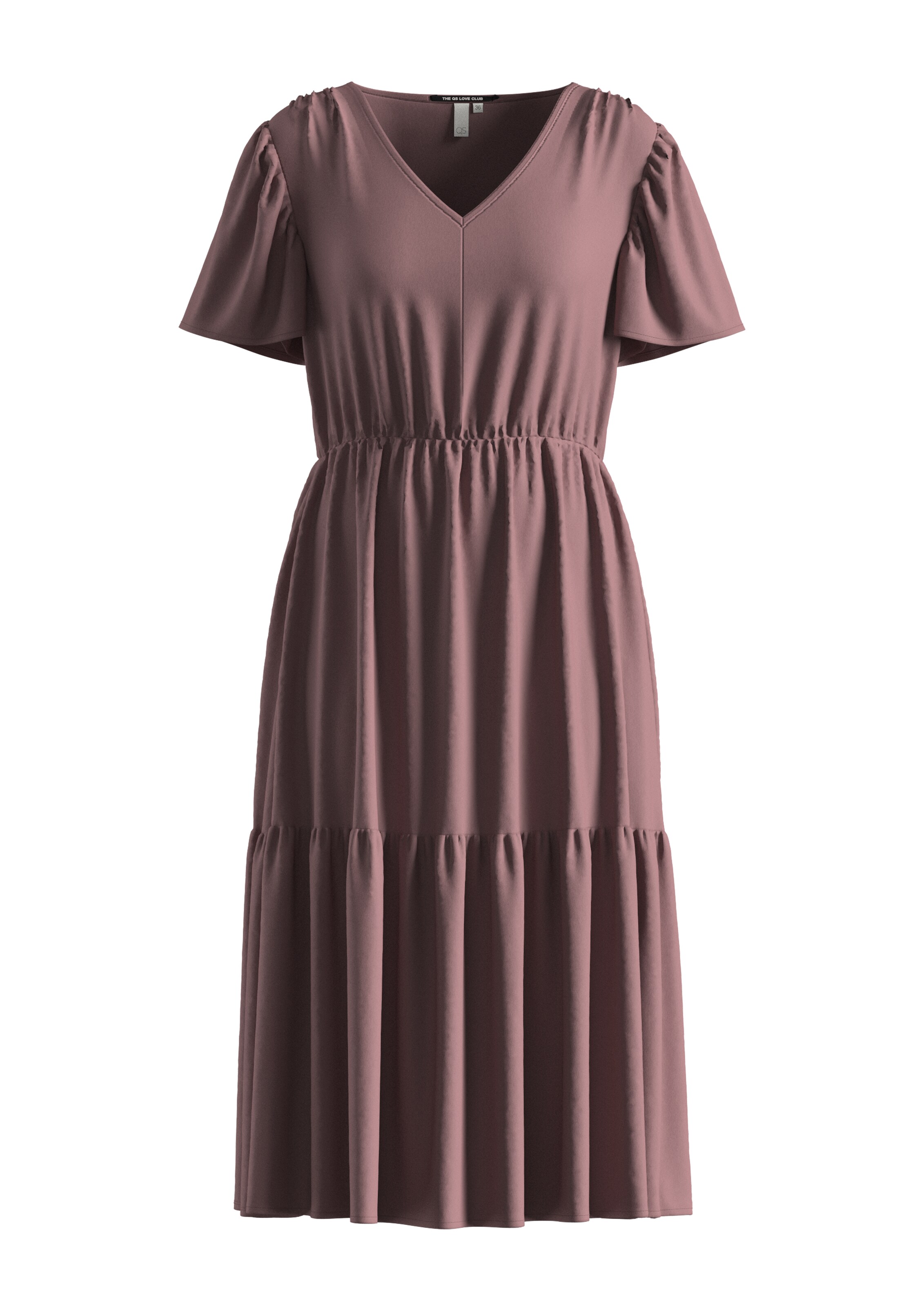 QS Платье в Лиловый: спереди