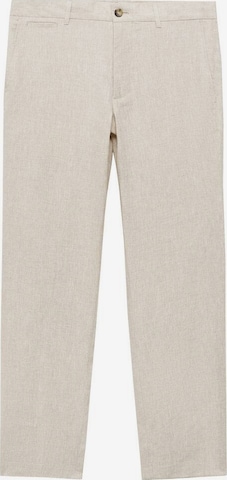 MANGO MAN Hose 'Oyster' in Beige: Vorderseite