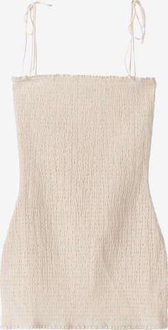Bershka Summer dress in Beige: front