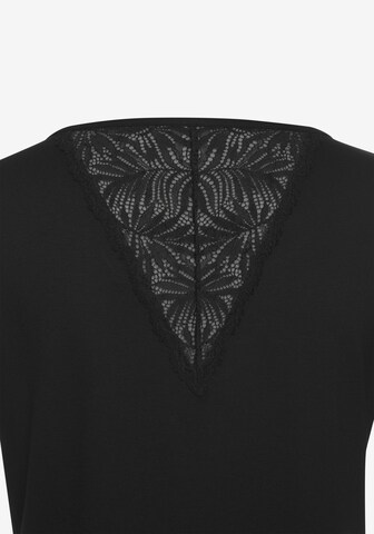 T-shirt LASCANA en noir