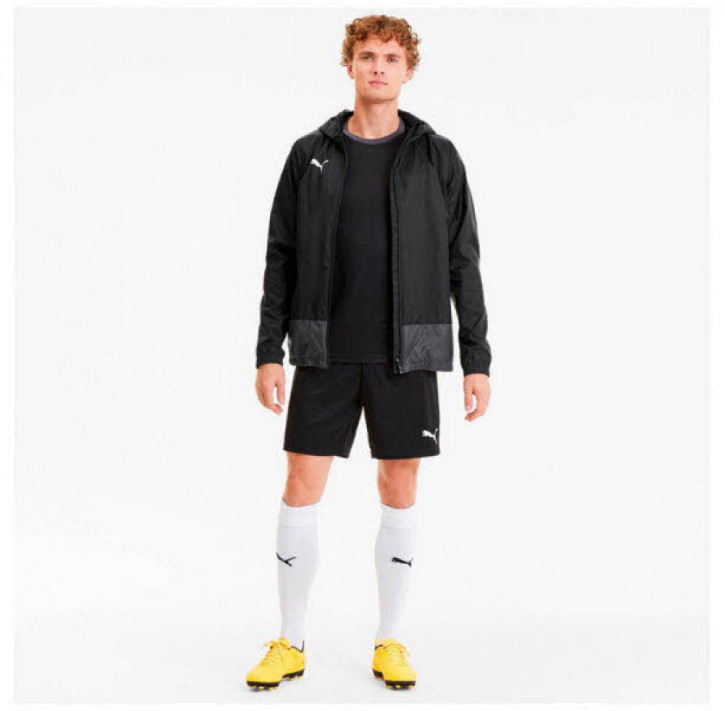 PUMA - Casaco deportivo 'Team Goal' em preto