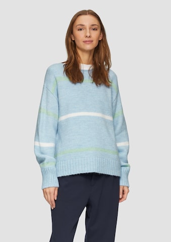 s.Oliver Trui in Blauw: voorkant