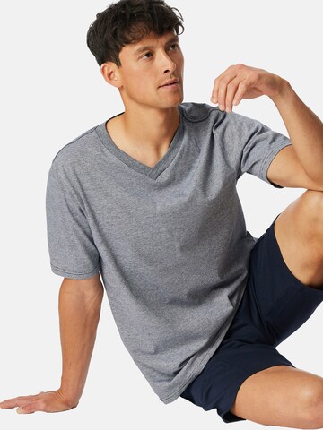 SCHIESSER Shirt ' Mix + Relax ' in Blauw
