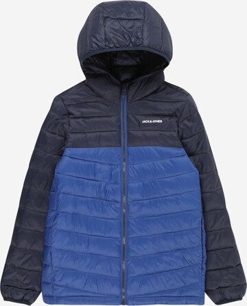 Jack & Jones Junior - Chaqueta de entretiempo en azul: frente