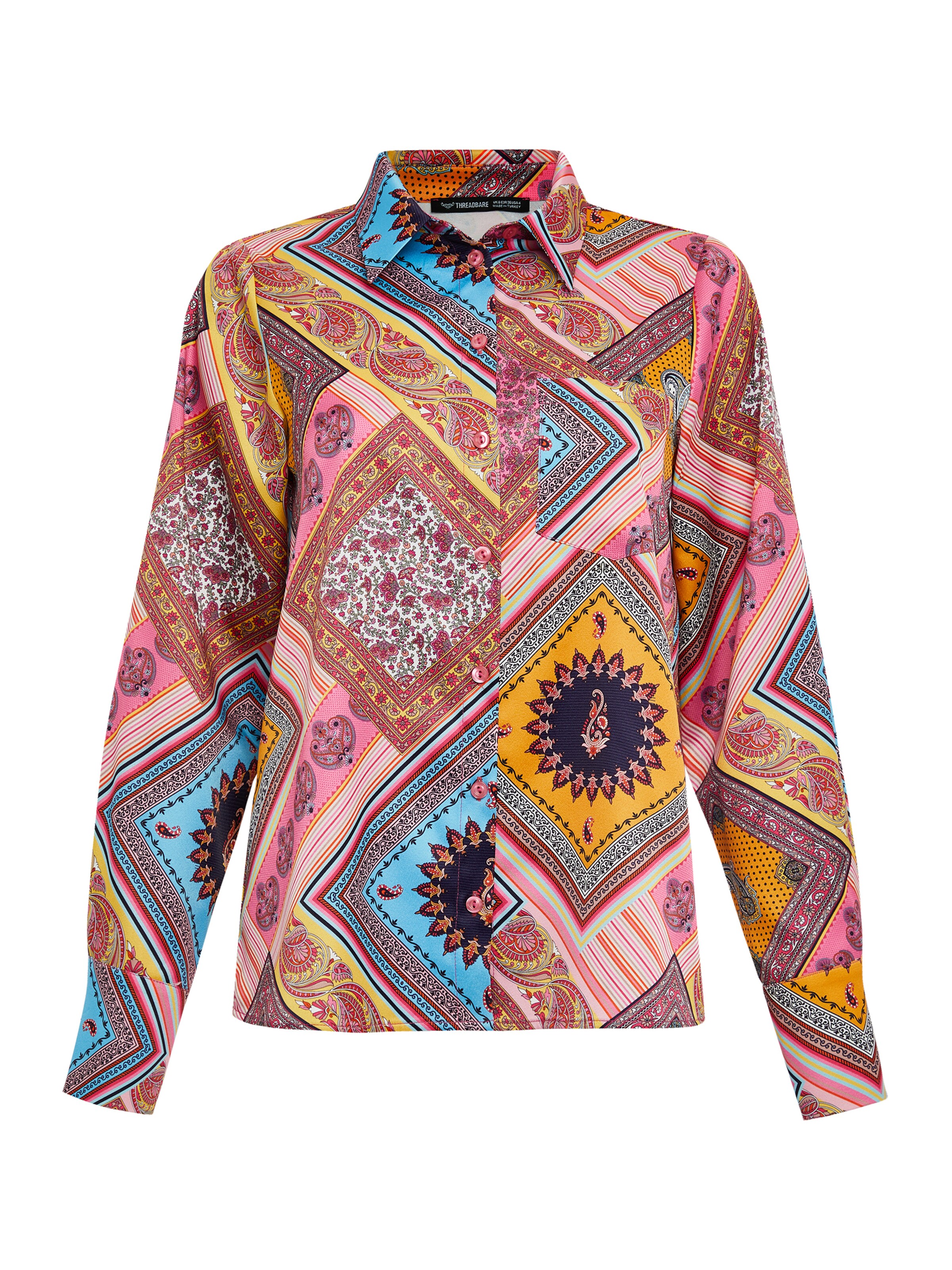 Threadbare Blouse 'Sanasa' in Gemengde kleuren: voorkant