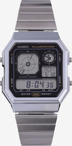 Montre digitale CASIO en violet : devant