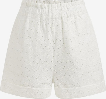 regular Pantaloni di WE Fashion in bianco: frontale