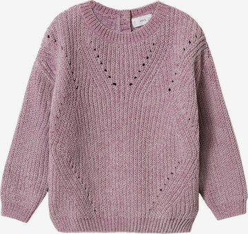 MANGO KIDS Sweater 'Linkib' in Purple: front