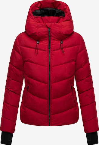 Veste d’hiver MARIKOO en rouge : devant