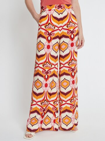 Wide Leg Pantalon Ana Alcazar en orange : devant