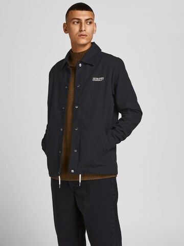 JACK & JONES - Chaqueta de entretiempo 'Worldwide' en negro: frente