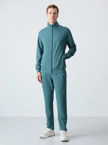 Tommy Life - Fato de jogging em azul: frente