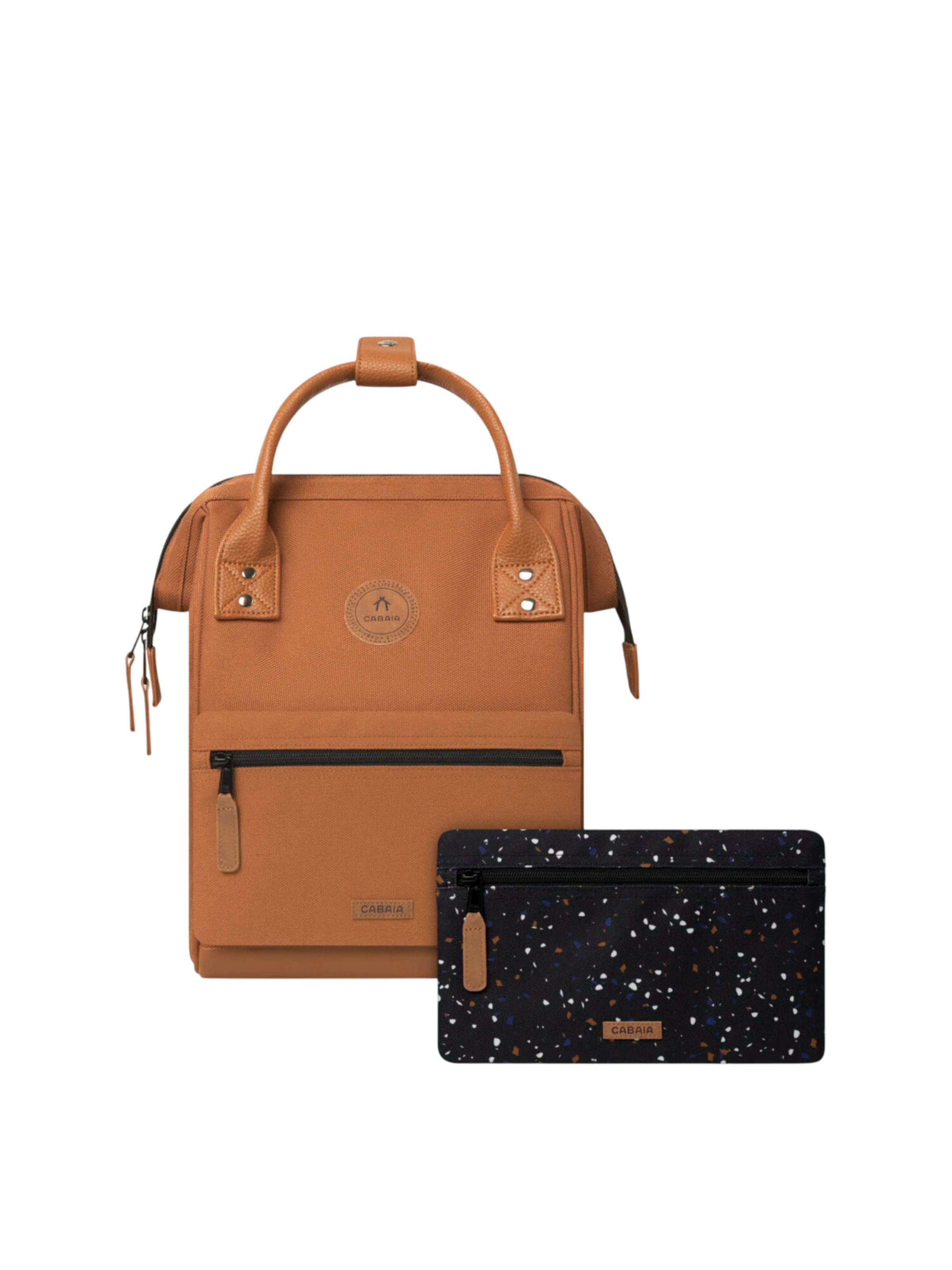 Cabaia Backpack 'Turin S' in Brown: front