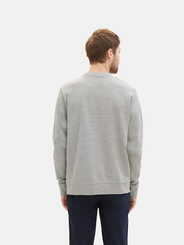 TOM TAILOR Sweatshirt i grå