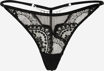 Hunkemöller - Tanga 'Samantha' em preto: frente