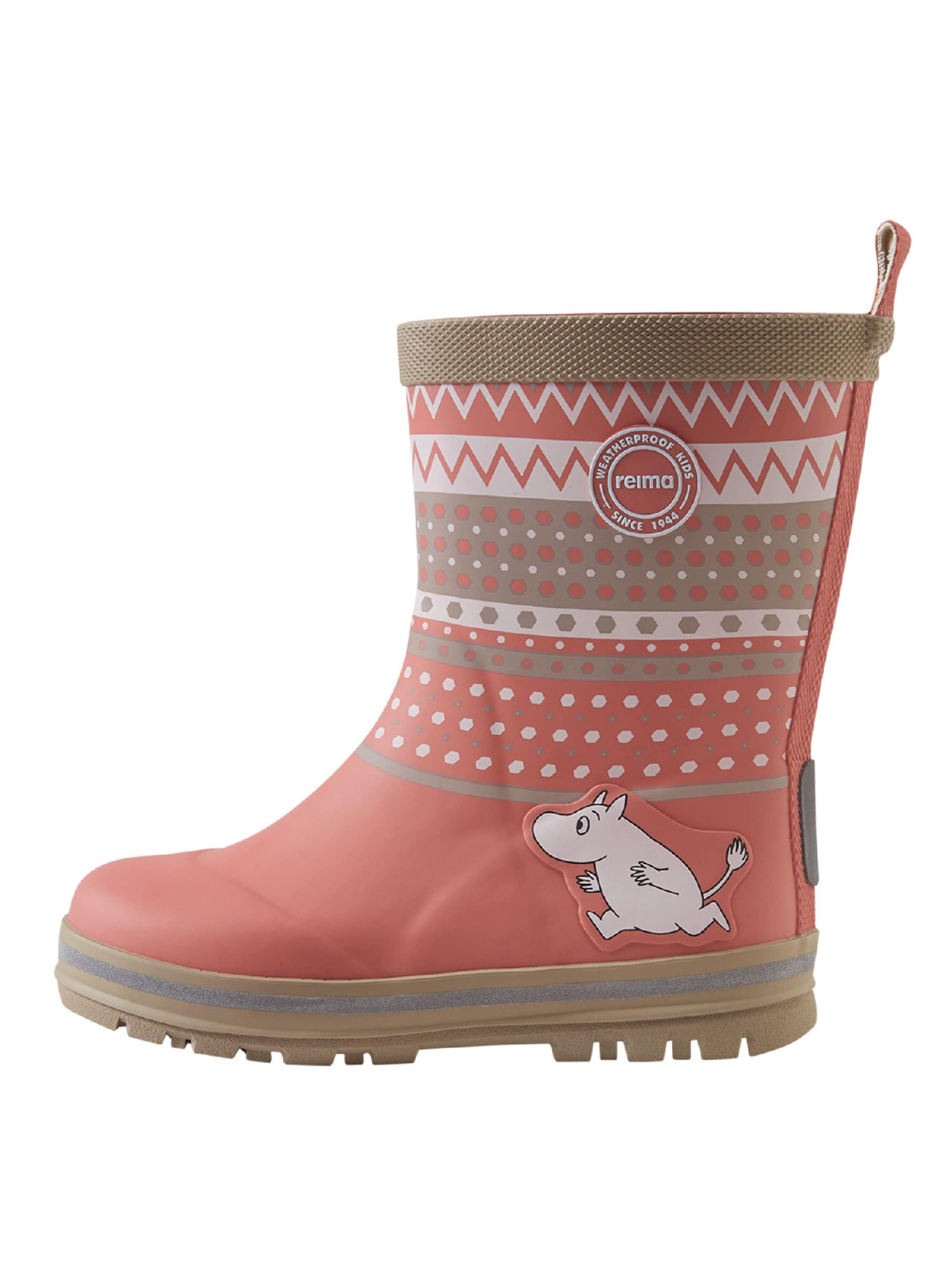 Bottes en caoutchouc 'Moomin Magisk' Reima en rose : devant