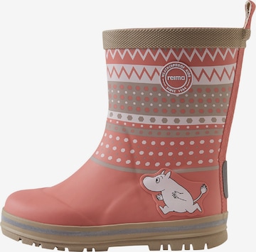 Bottes en caoutchouc 'Moomin Magisk' Reima en rose : devant