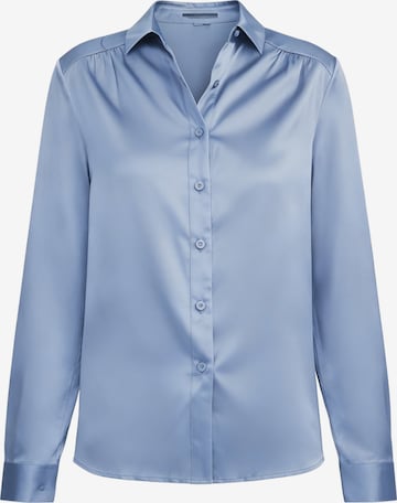 Lilysilk Bluse in Blau: Vorderseite
