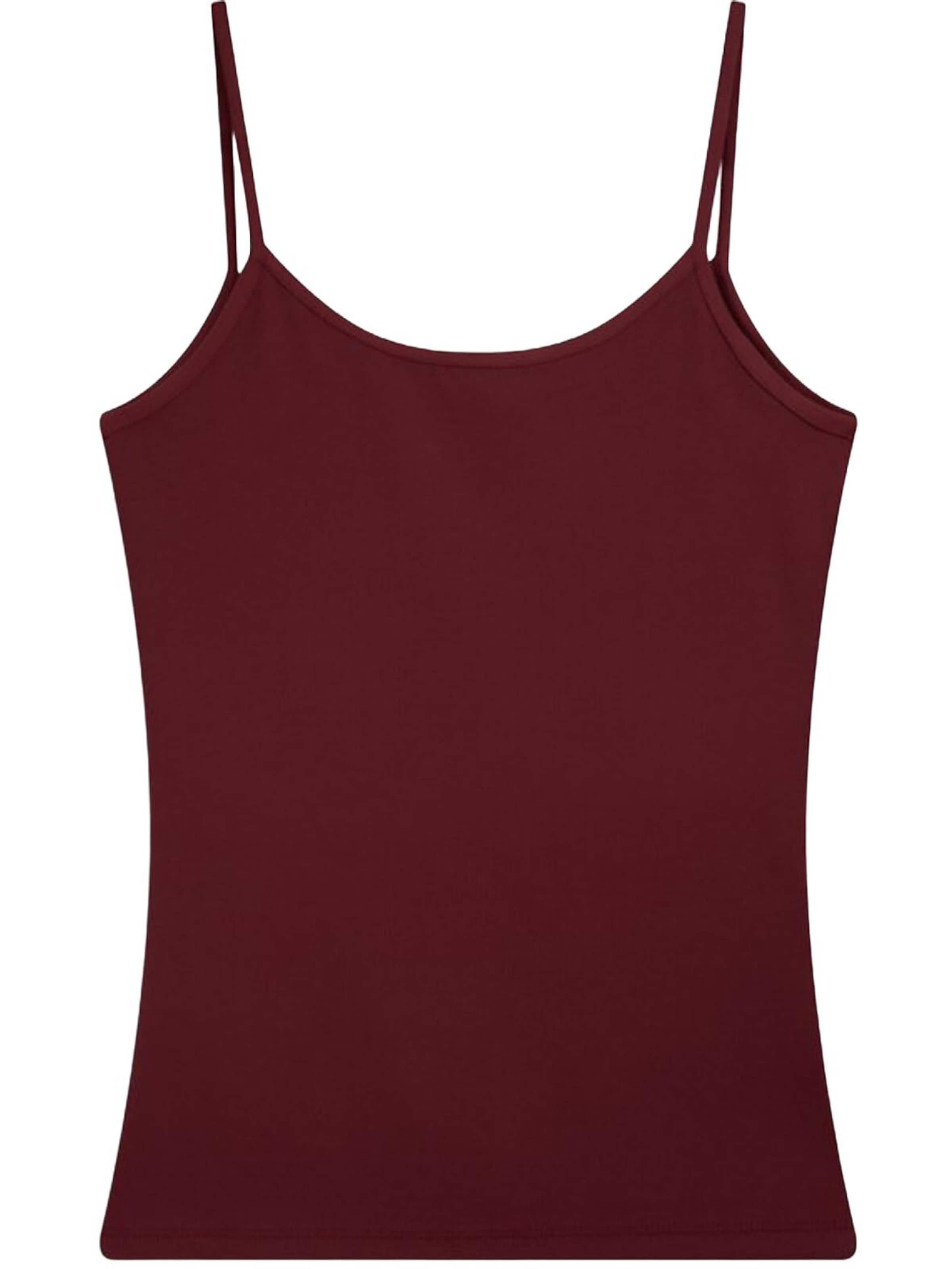 LTB Jeans - Top 'Trägern' en rojo: frente