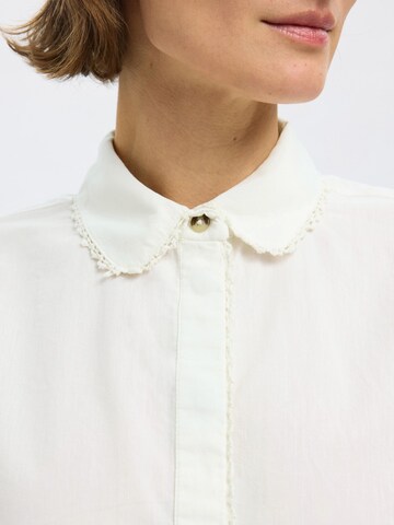 SELECTED FEMME Bluse i hvid