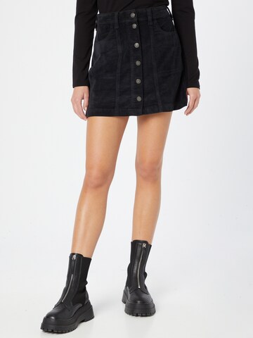 American Eagle - Falda 'ALINE' en negro: frente