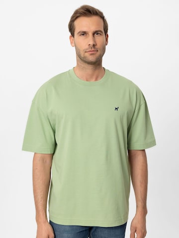 Williot T-shirt 'Massa' i grön: framsida