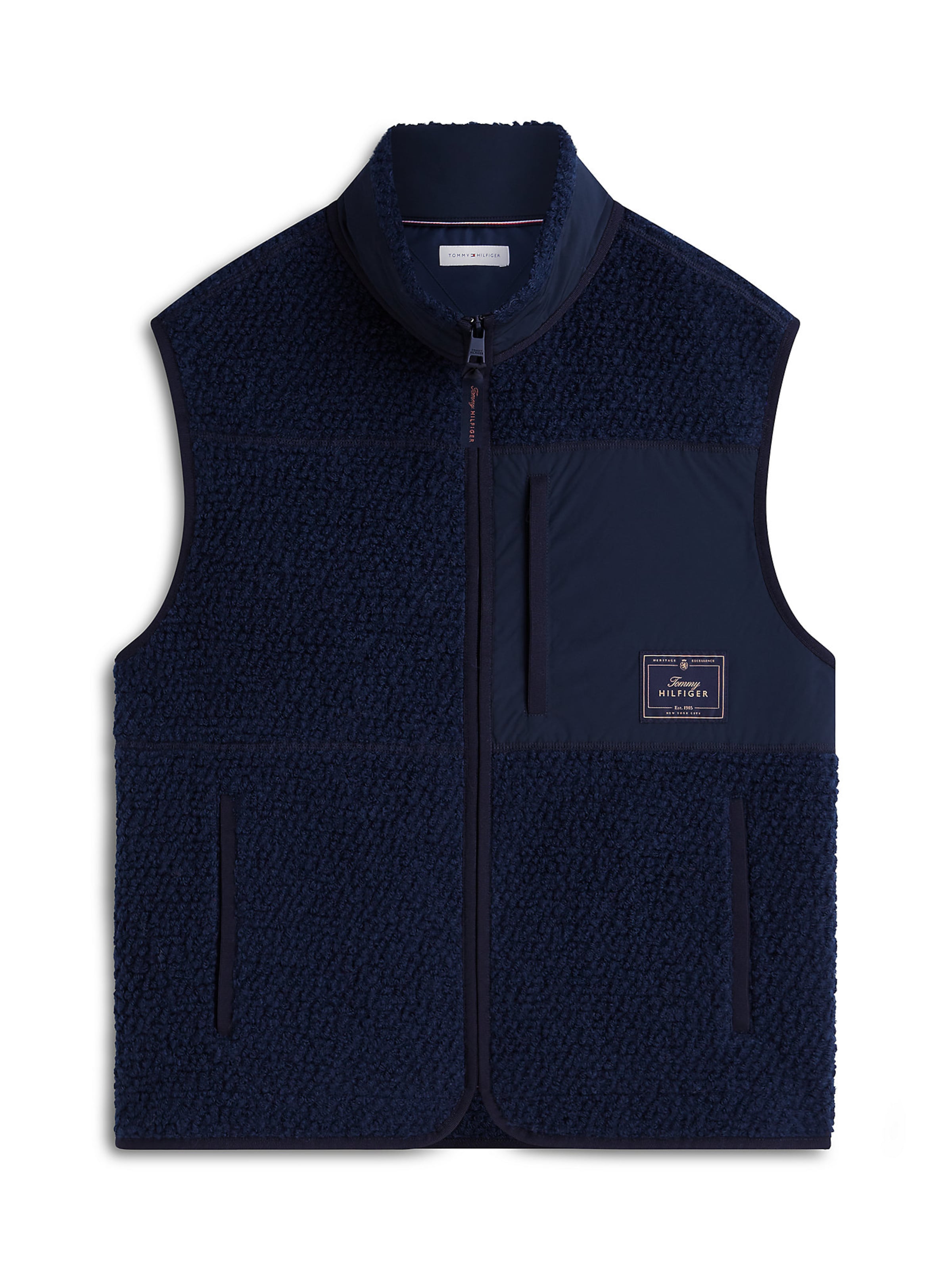 Gilet TOMMY HILFIGER en bleu : devant