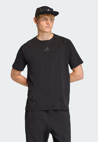 ADIDAS ORIGINALS - Camiseta en negro: frente