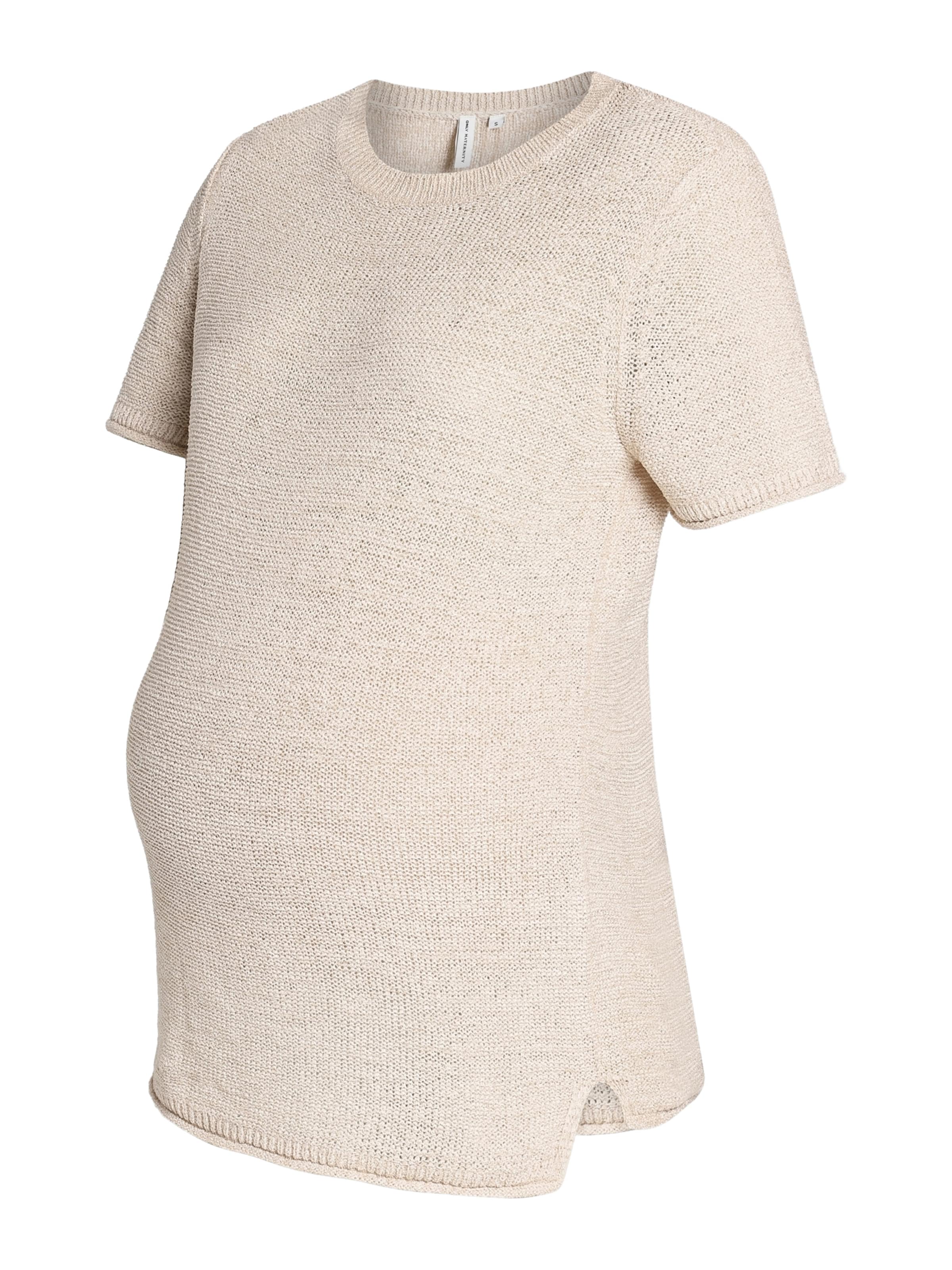 Only Maternity Пуловер 'OLMSUNNY' в сиво: отпред