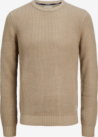 Pullover 'NICK' di JACK & JONES in beige: frontale