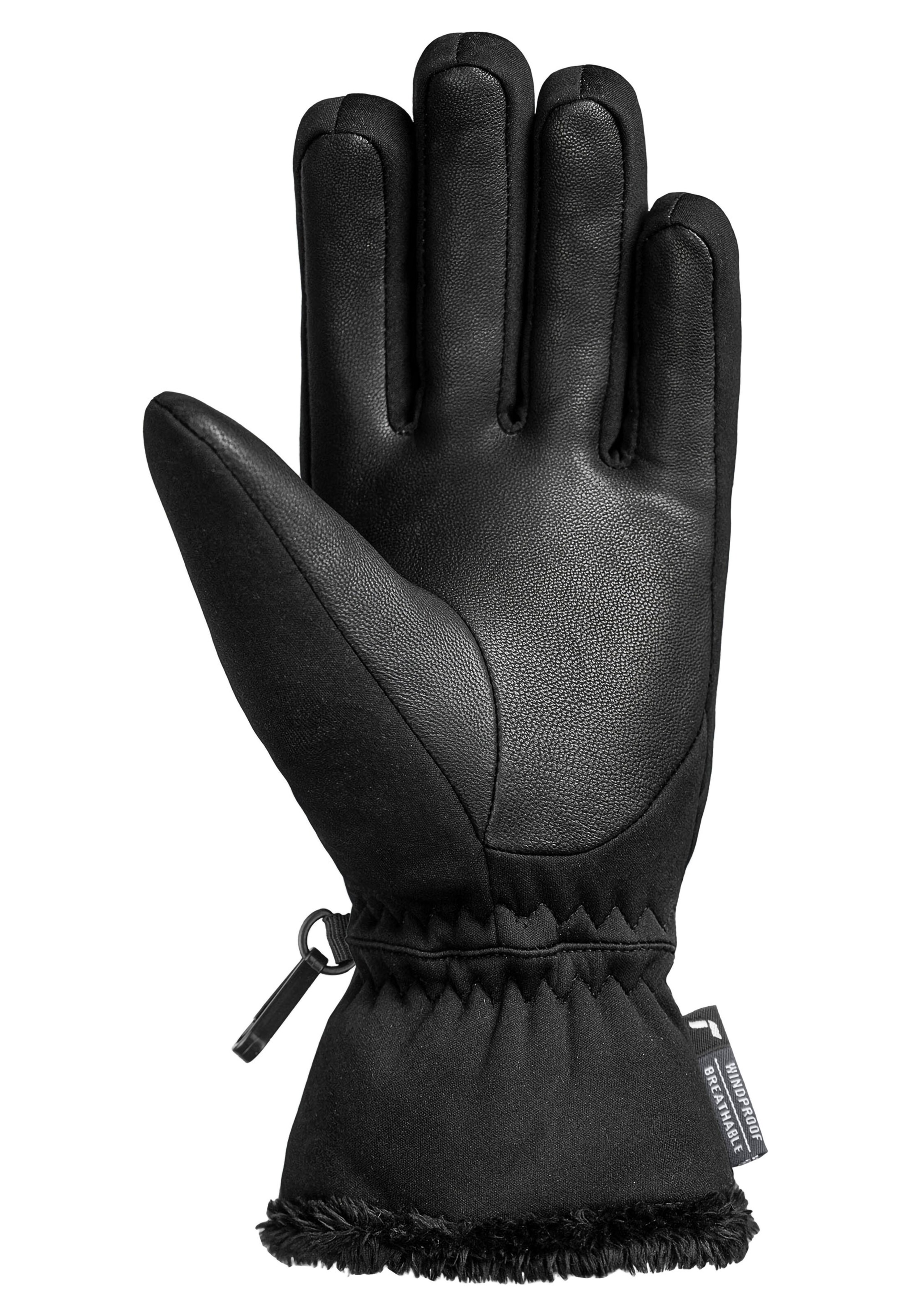 REUSCH Sports gloves 'Silver Moon' in Black