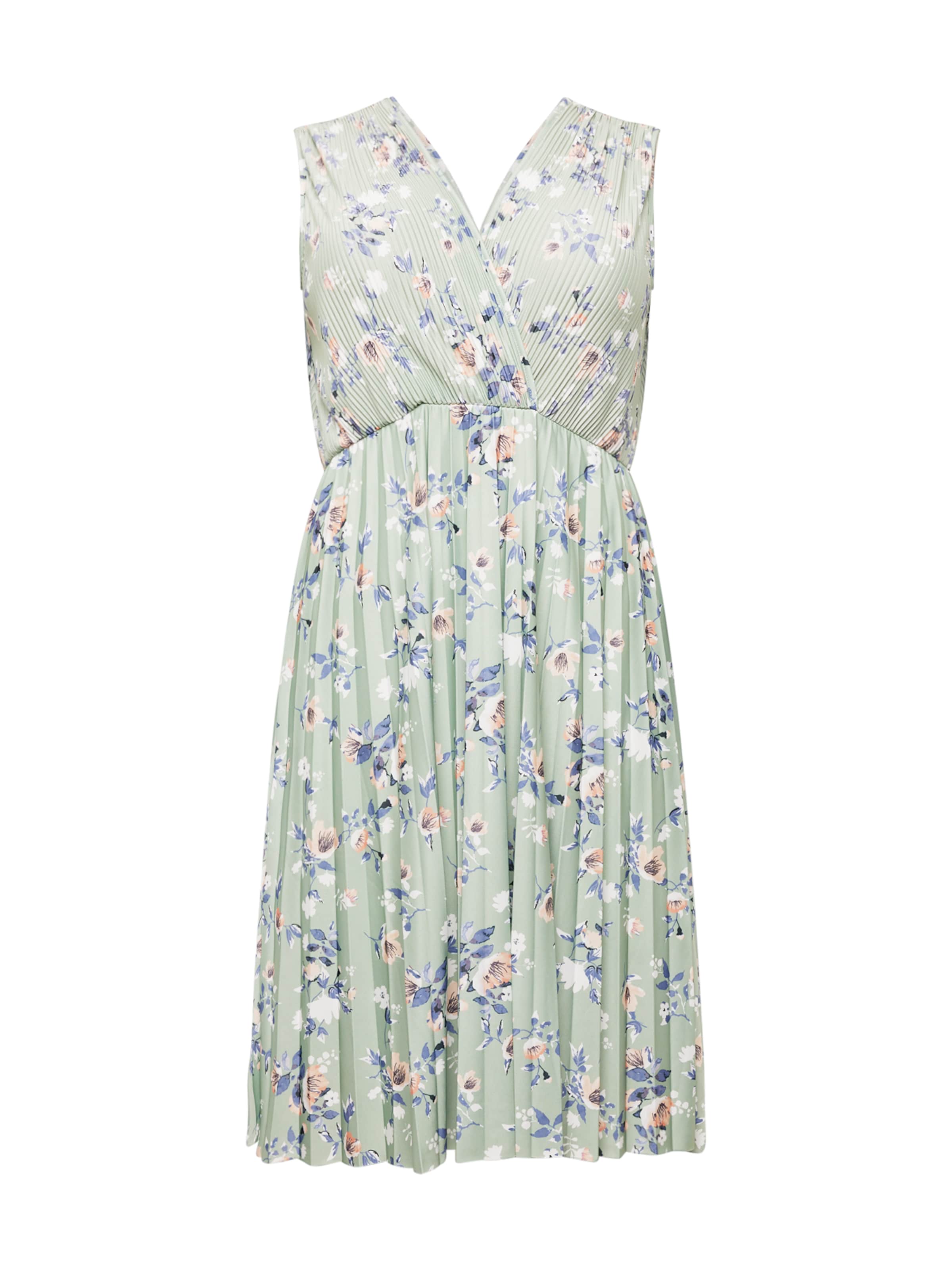 ABOUT YOU Curvy Φόρεμα 'Lotta' σε πράσινο: μπροστά