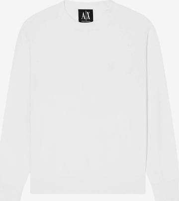 ARMANI EXCHANGE Sweater in White: front