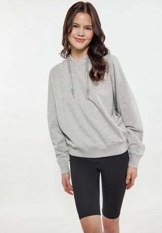 Sweat-shirt swirly en gris : devant
