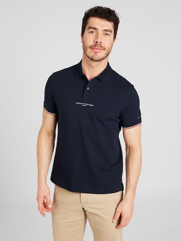 TOMMY HILFIGER Poloshirt in Blau: predná strana