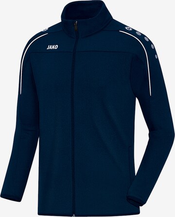 JAKO Trainingsjack in Blauw: voorkant