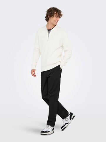 Only & Sons Trui 'ONSPhil' in Wit