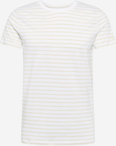 TOM TAILOR DENIM Shirt in de kleur Beige / Wit, Productweergave