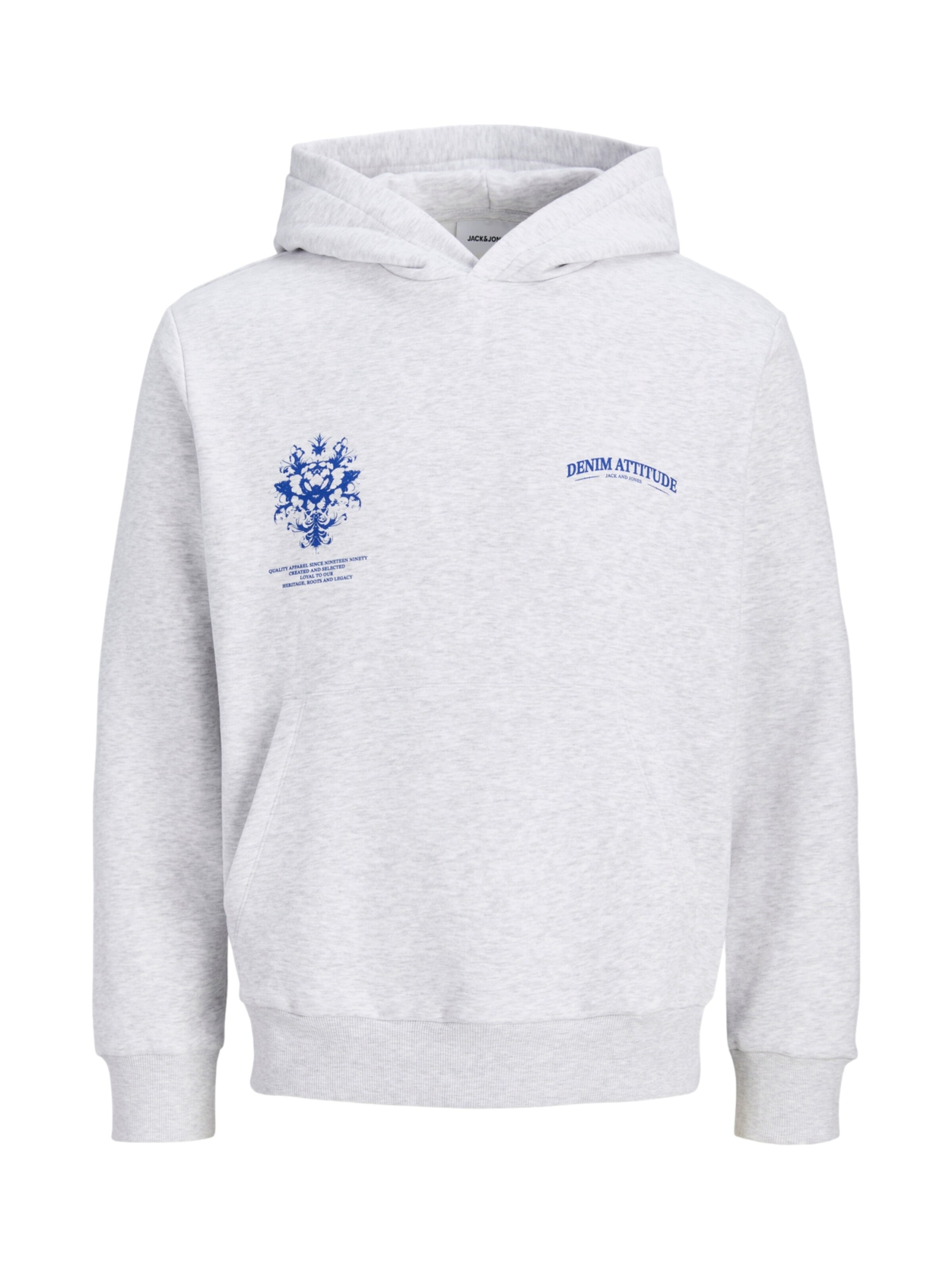 balta Jack & Jones Junior Megztinis be užsegimo 'JJTRADITION': priekis