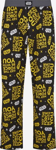 Pantaloncini da pigiama 'May The Force Be With You' di Recovered in nero: frontale