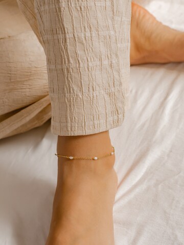 Hey Happiness Fußschmuck 'Pearl'‌ in Gold