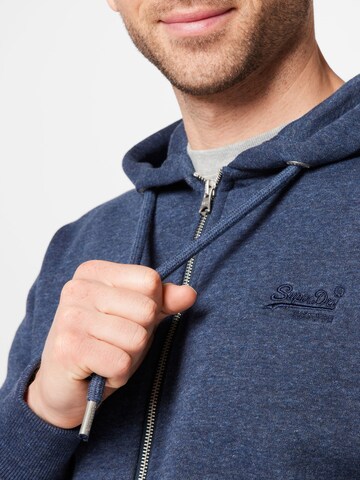 Superdry Sweatjacke in Blau