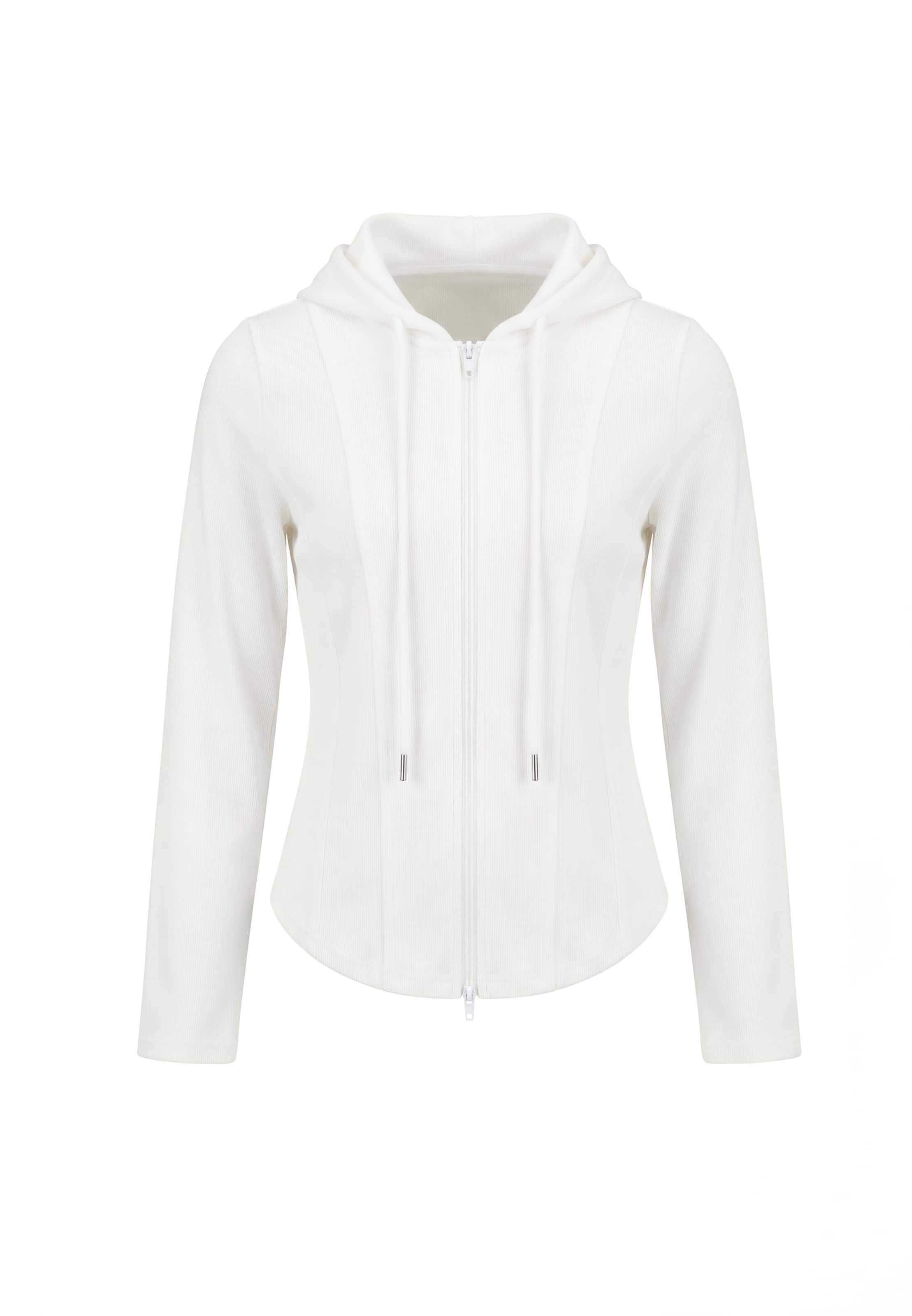 myMo ATHLSR - Sudadera con cremallera en blanco: frente