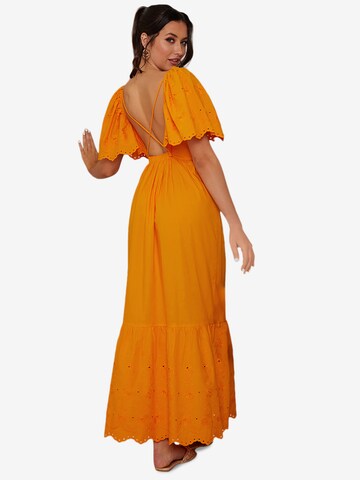 Chi Chi London Dress in Orange